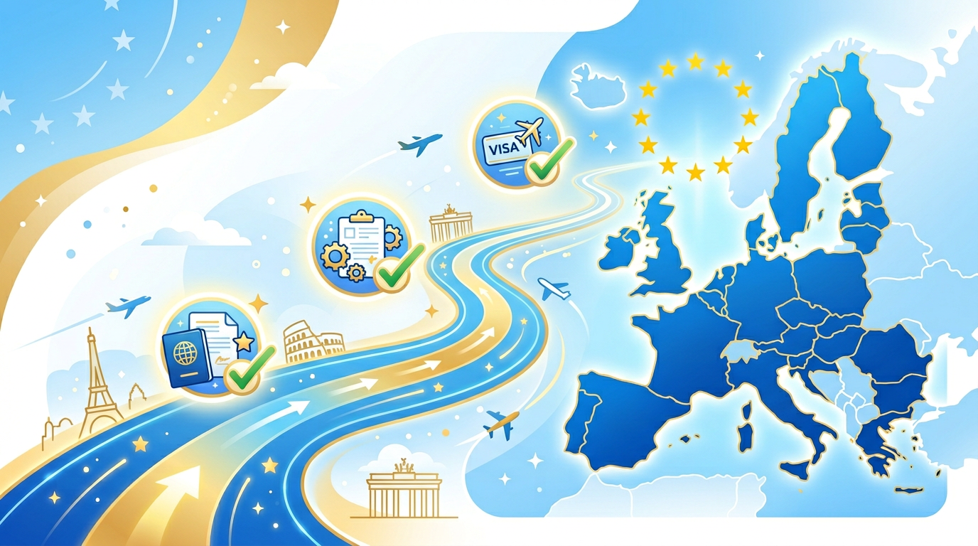 Как проще получить визу в Европу: руководство 2026