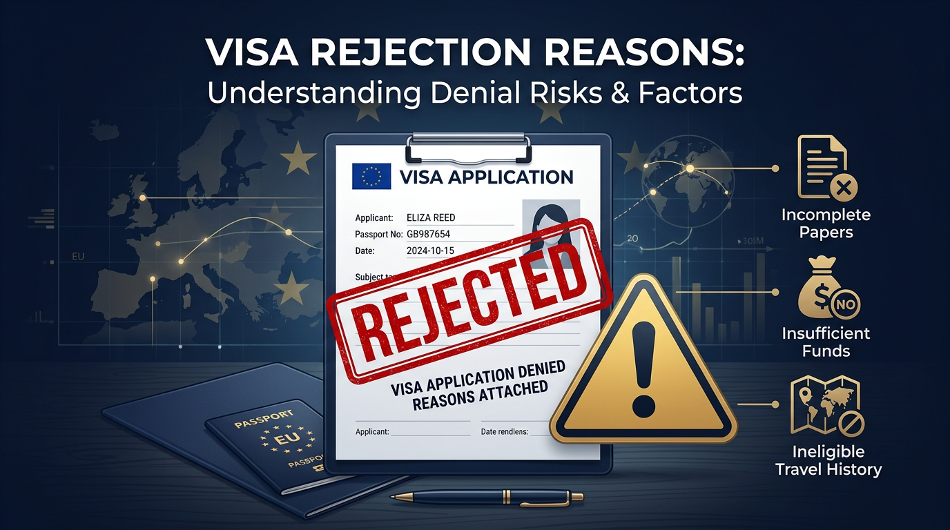 Причины отказа в шенгенской визе и как их избежать